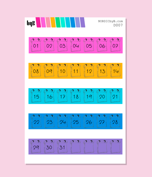 Colorful Doodle Icons - DATOER