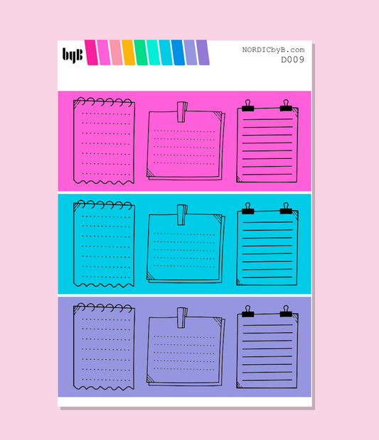 Colorful Doodle Icons - BOXER - LISTER