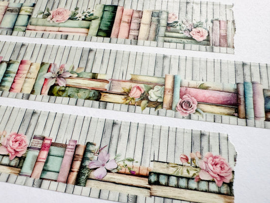 BOOK SHELF WASHI TAPE 2 cm x 100 cm