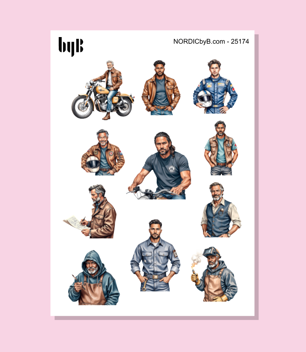 Man World Sticker Sheet