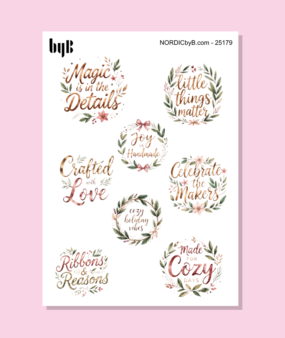 Making Gifts & Quotes Sticker Sheet