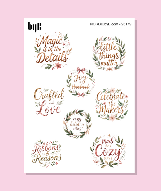 Making Gifts & Quotes Sticker Sheet