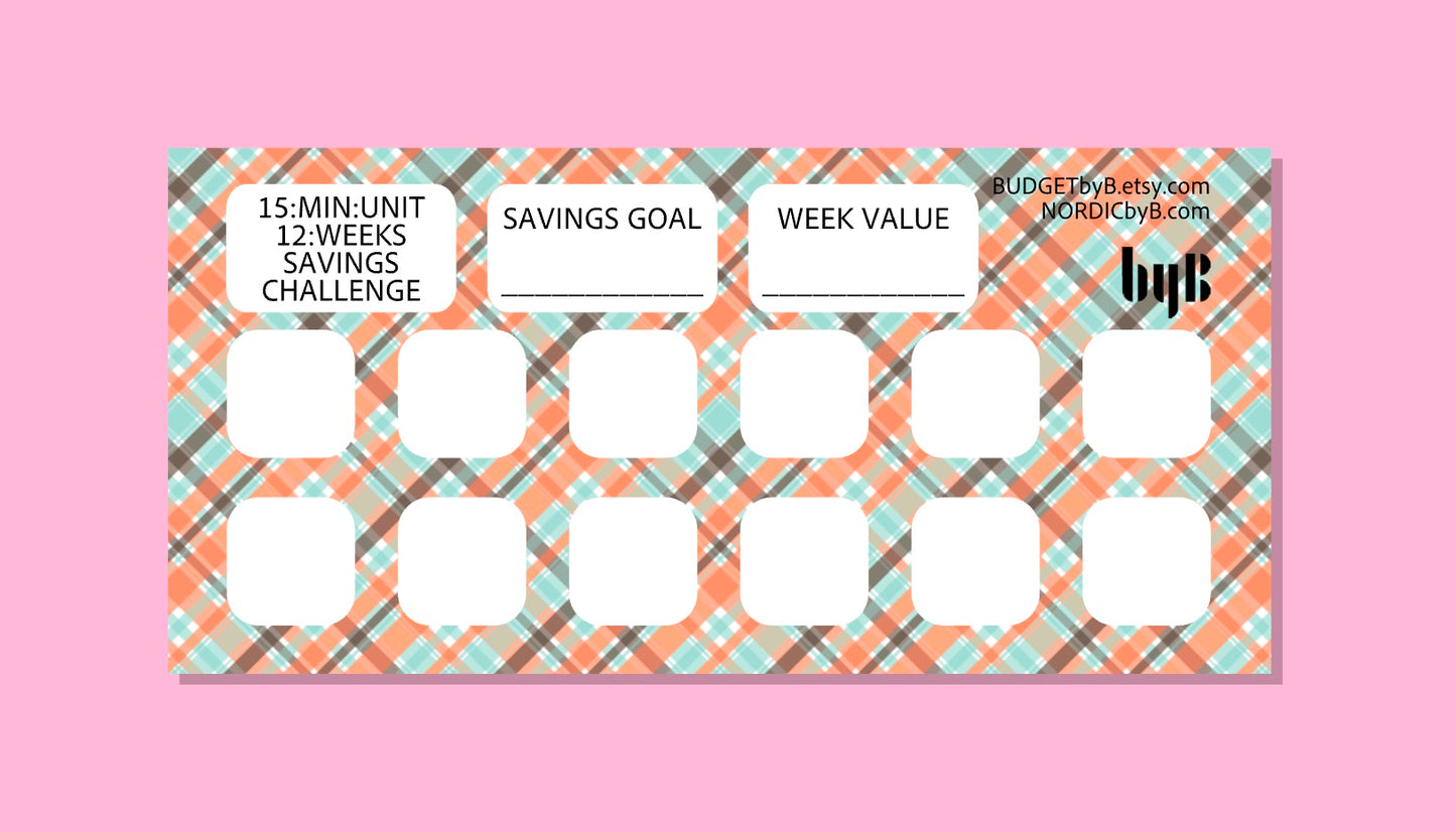 2313 - 15 minute unit motivating, goal and savings challenge