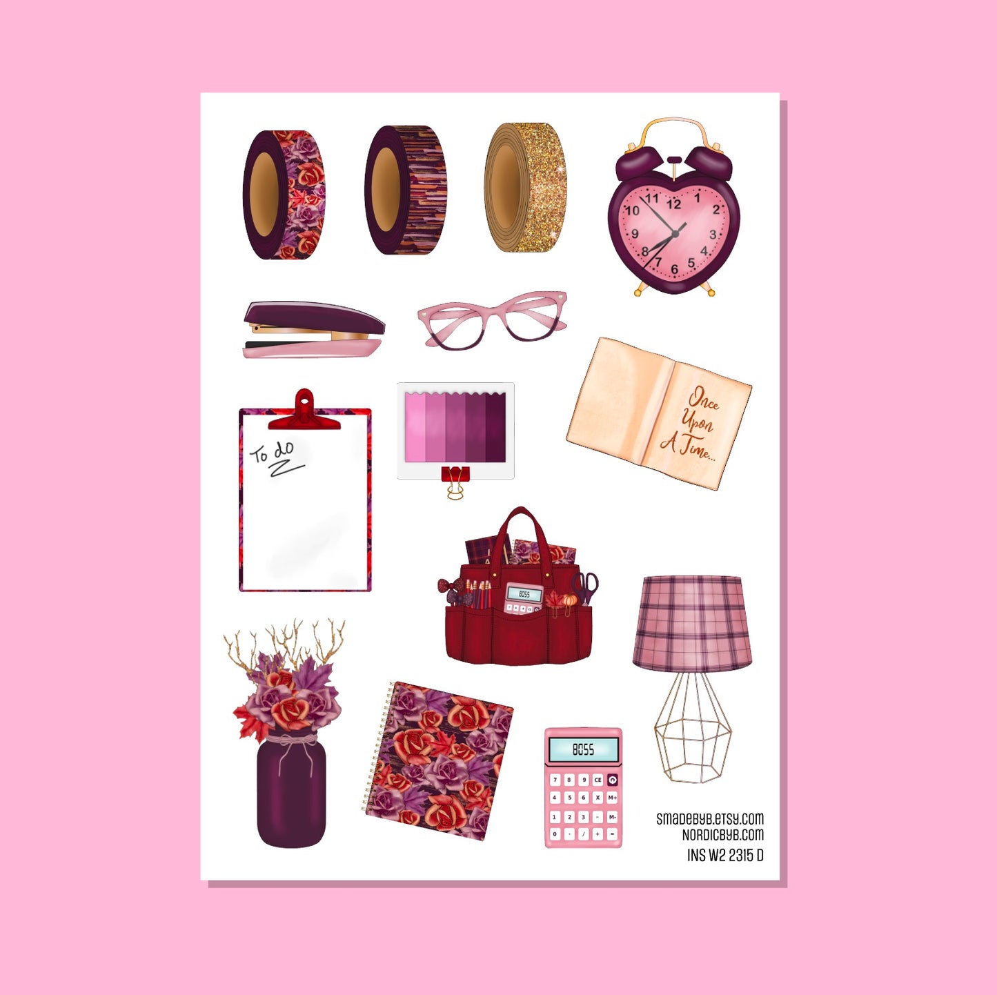 2315 INSIGHTbyB Planner Kit W2 - 4 sheets