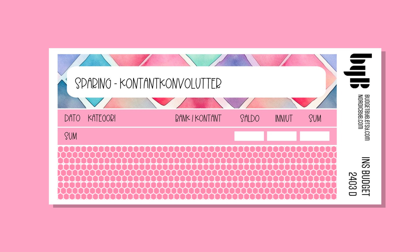 2403 D) SPARING BANK/KONTANT