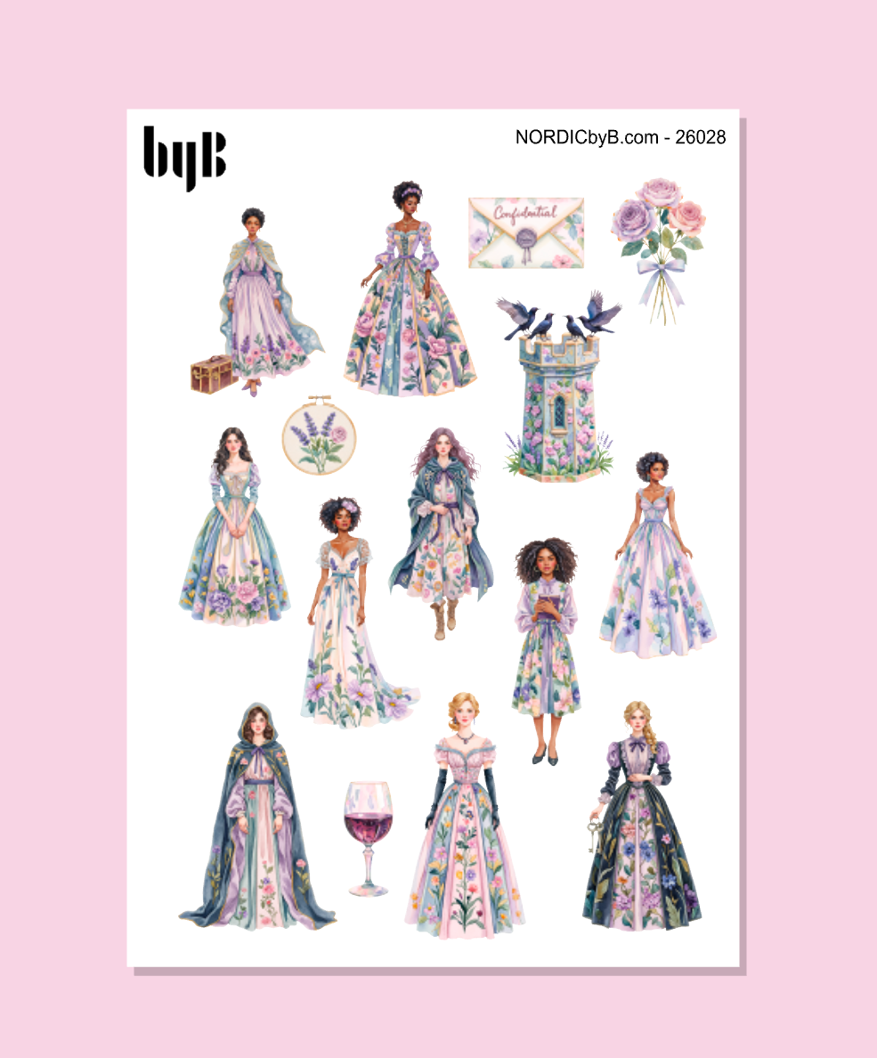 Regency Stickers - Sticker Sheet