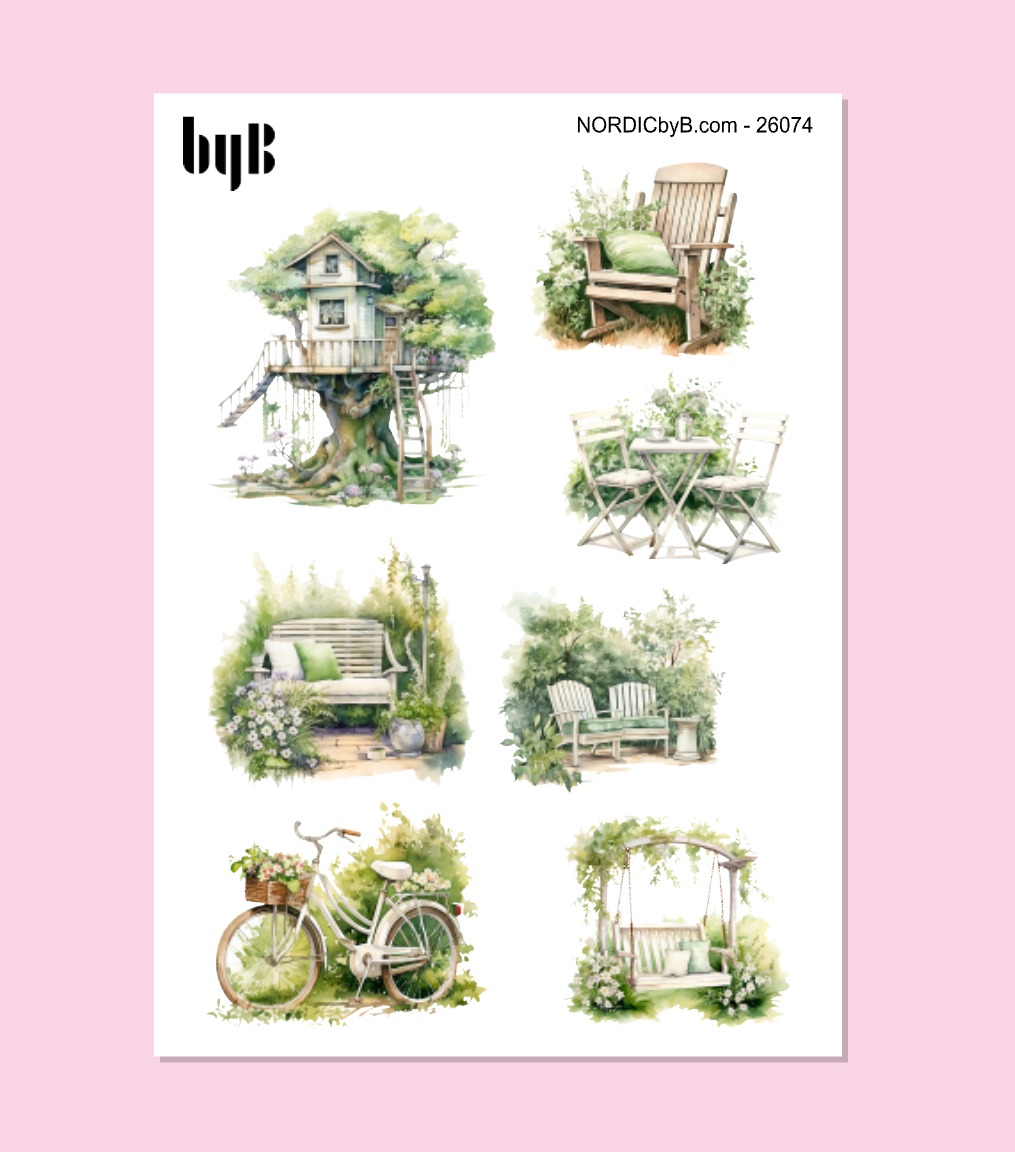Green Garden - Sticker Sheet