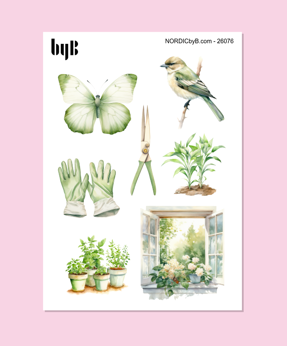 Green Garden - Sticker Sheet
