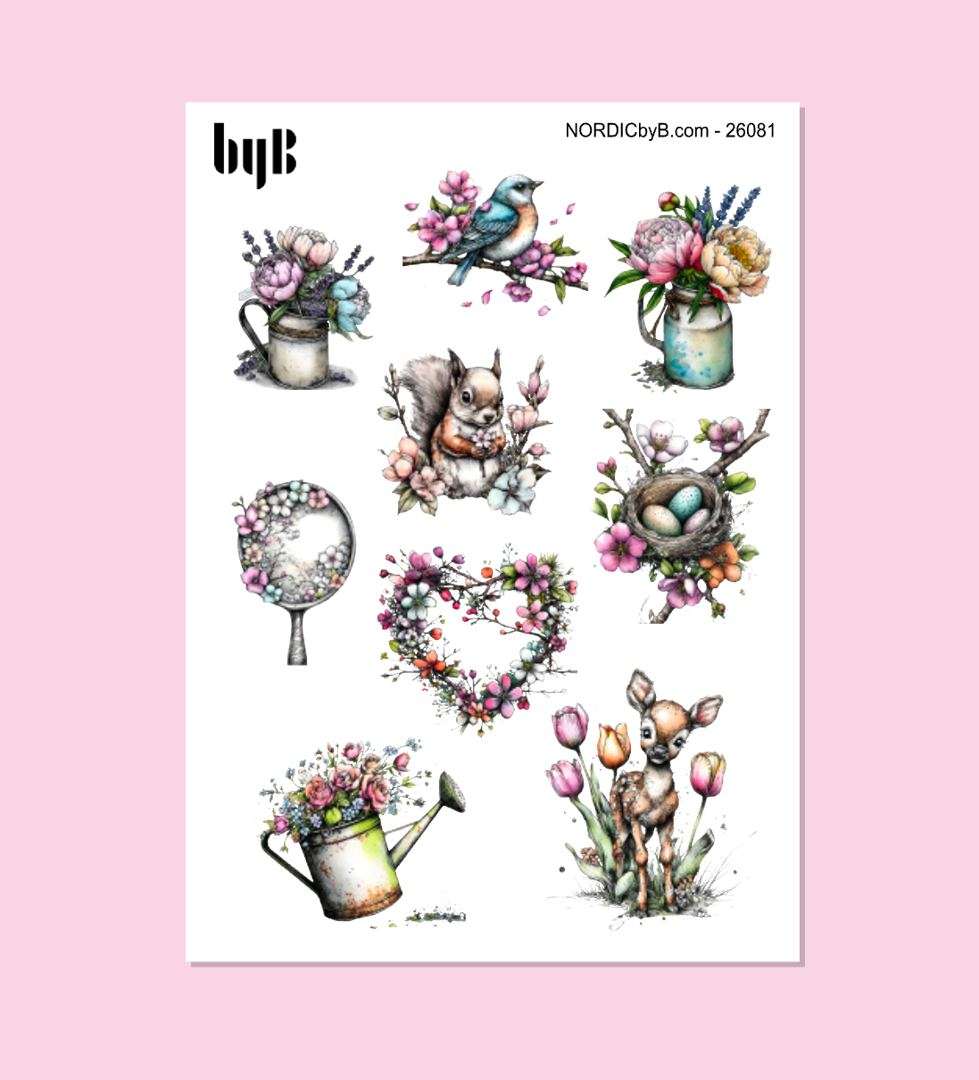 Vibrant Spring - Sticker Sheet