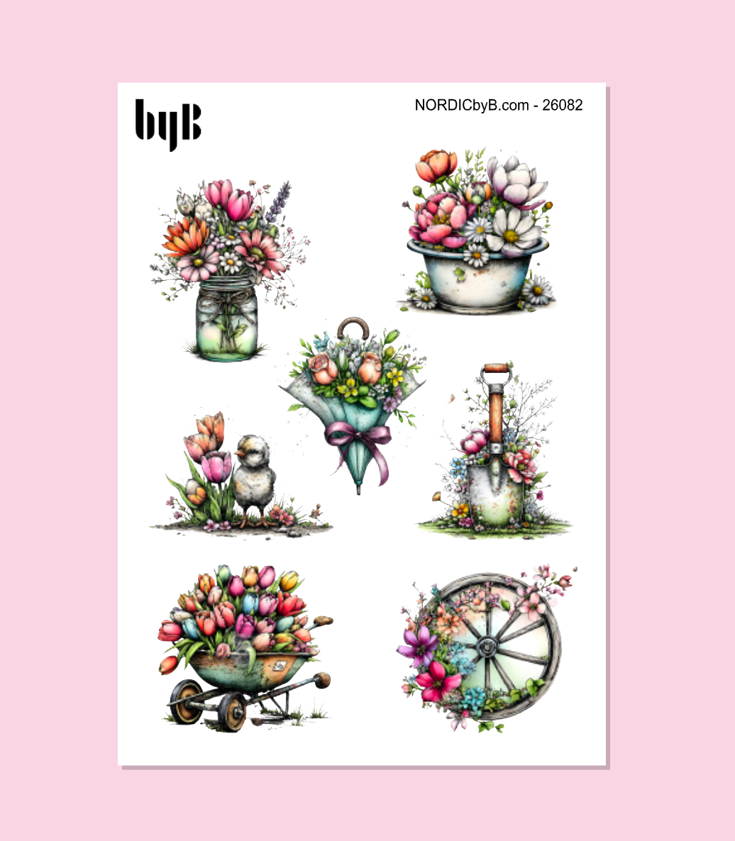 Vibrant Spring - Sticker Sheet