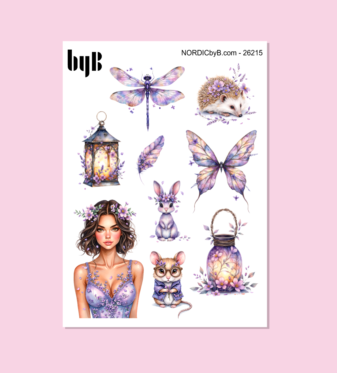 Purple Veil Stickers