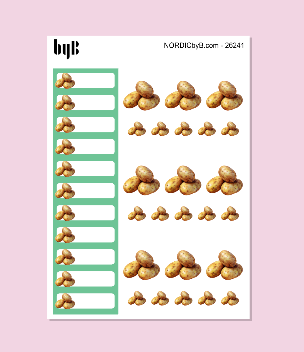 POTETER Garden Planning Stickers