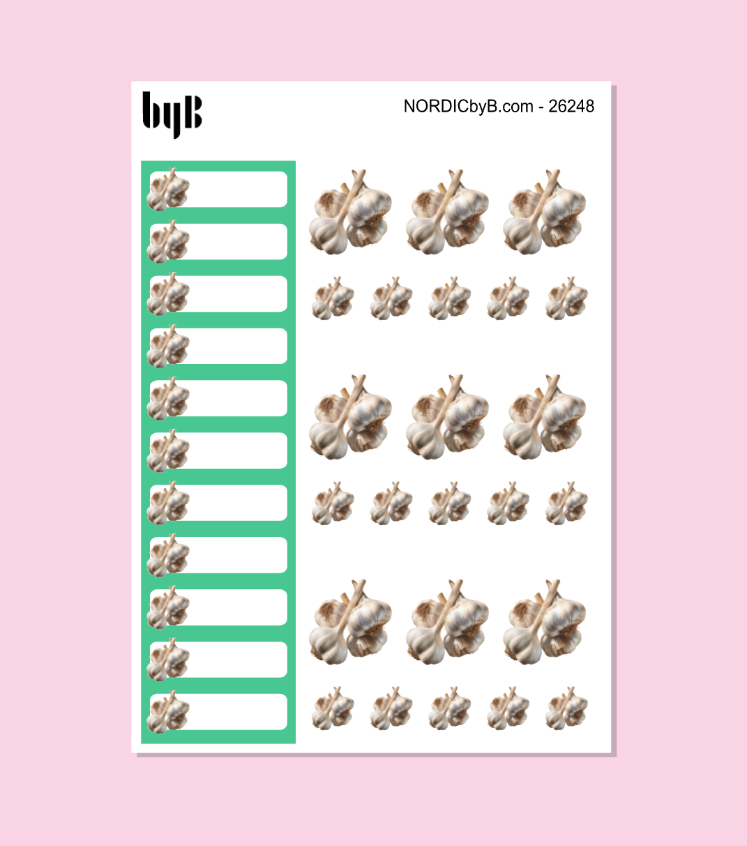 HVITLØK Garden Planning Stickers