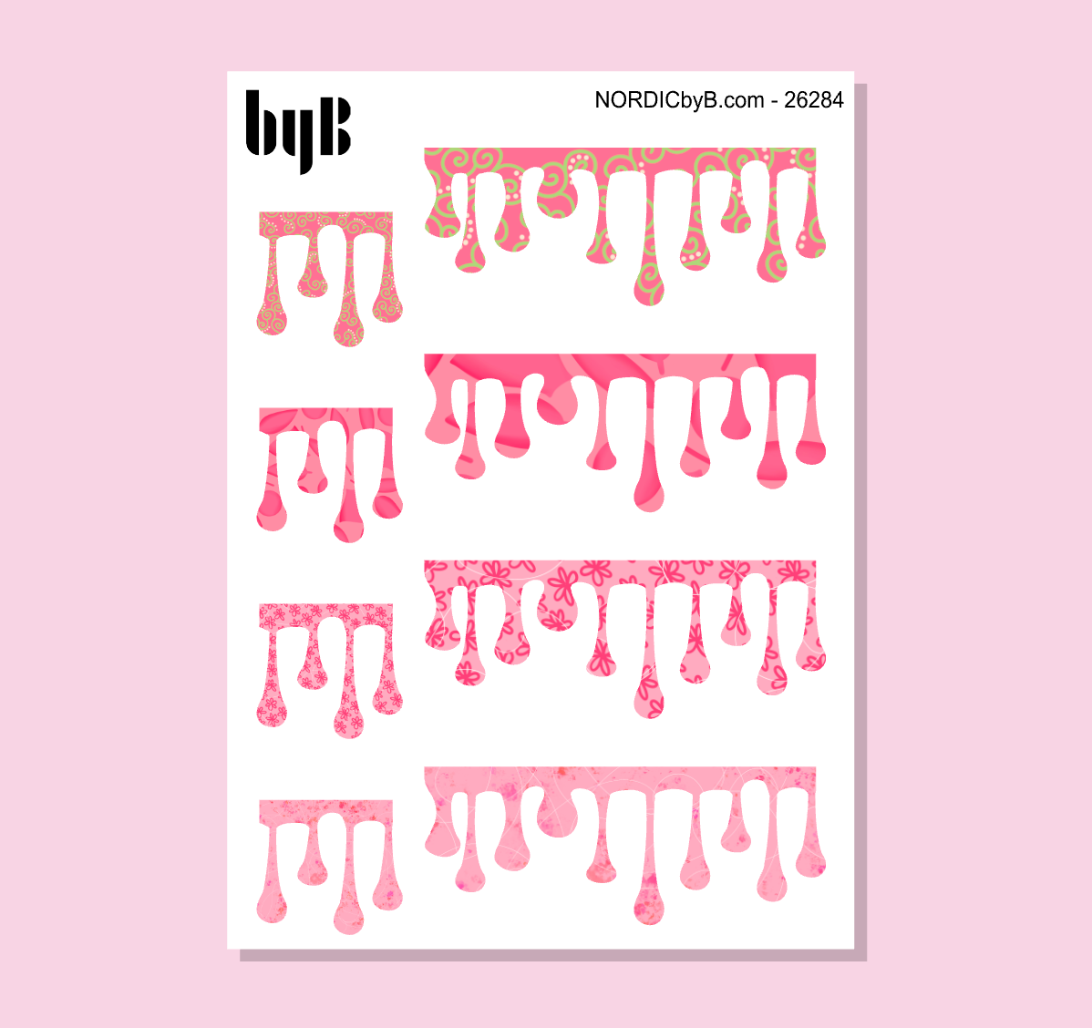 Colorful Drips Washi Stickers