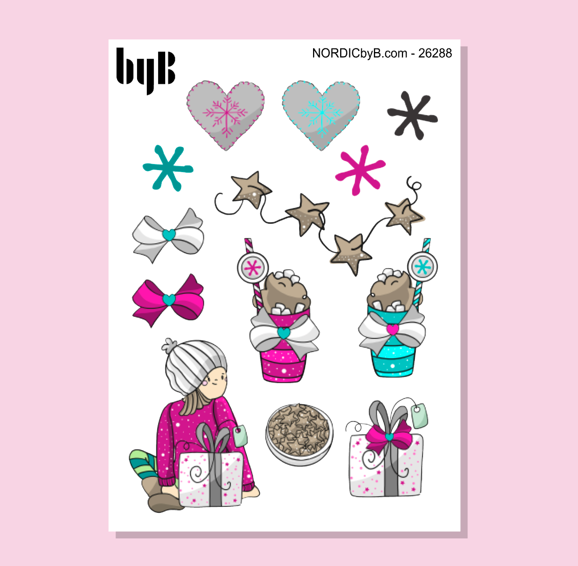 Christmas Cartoonish Stickers