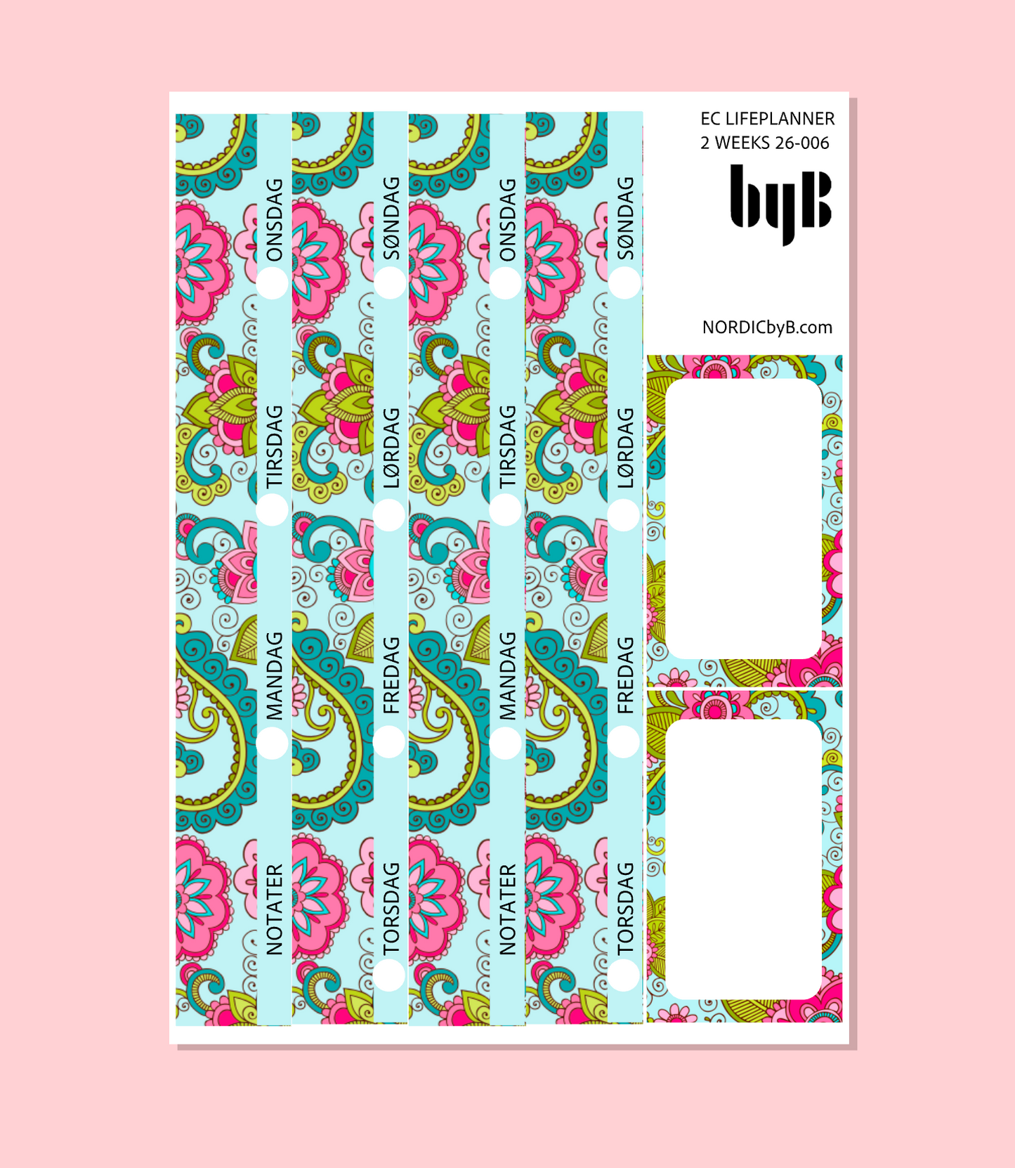 EC LIFEPLANNER WEEKS PAGE (2 weeks) LP W 26-006