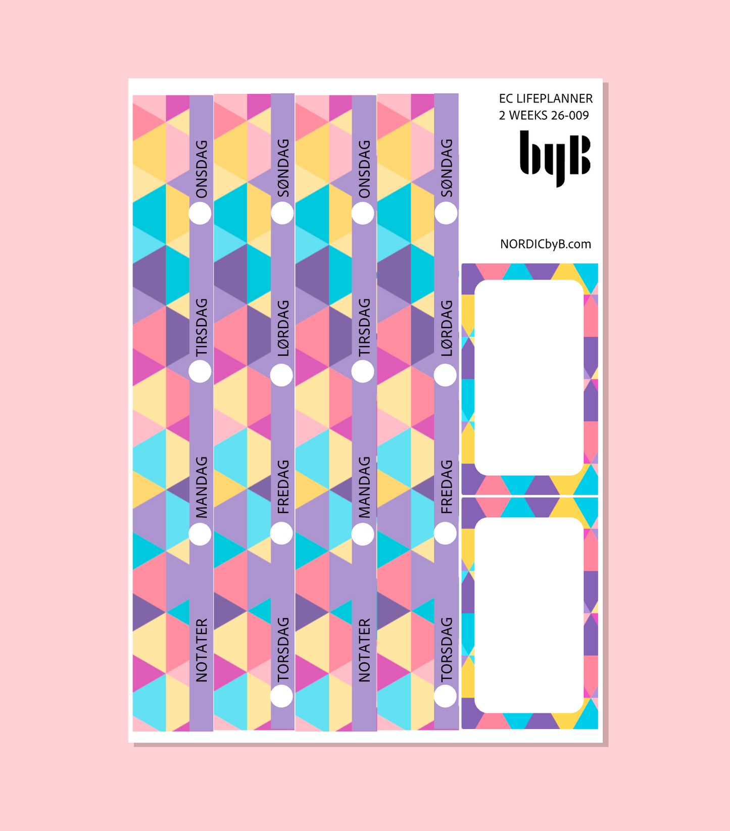 EC LIFEPLANNER WEEKS PAGE (2 weeks) LP W 26-009