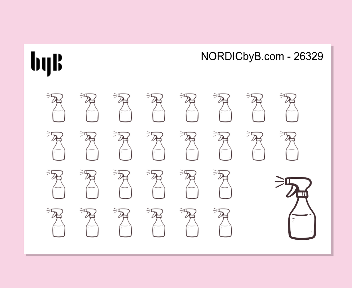SPRAYFLASKE ikonklister - miniark