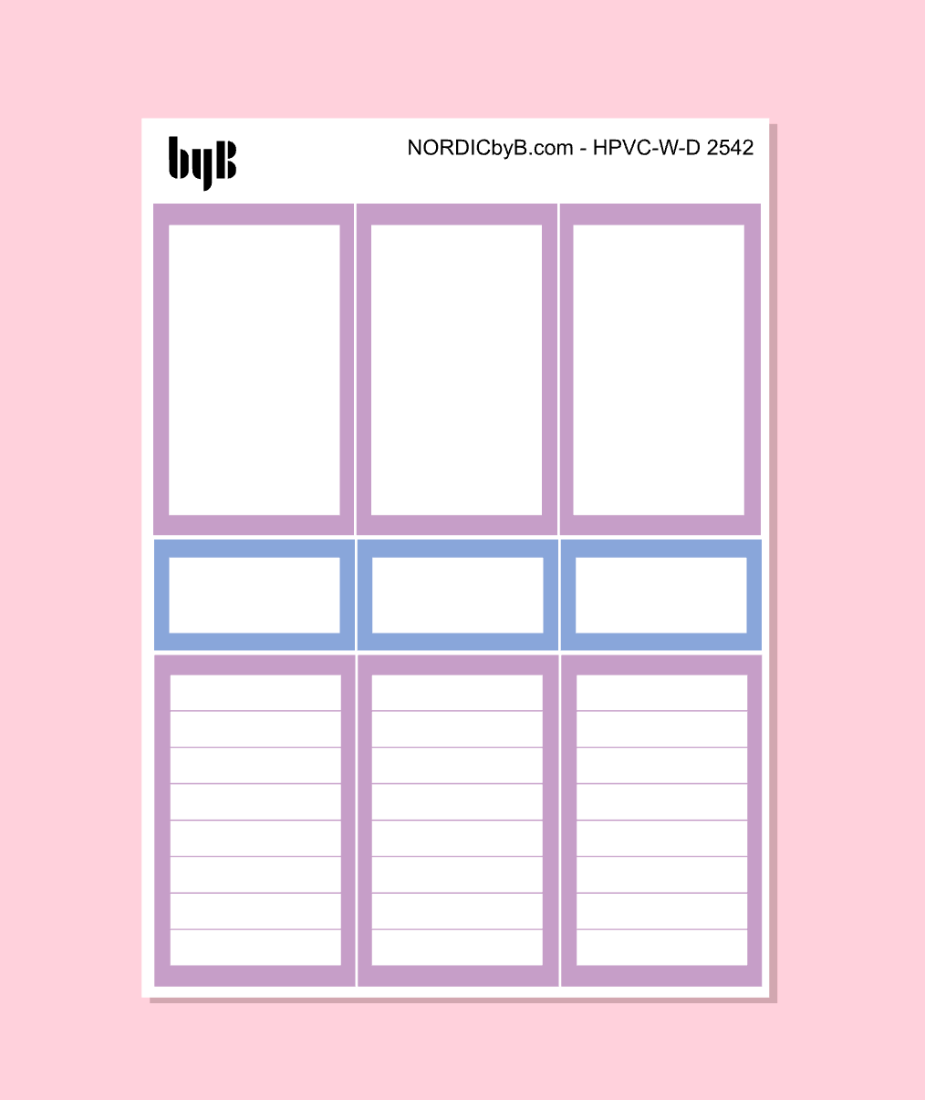 KIT 2542 WEEKLY PAGES - HAPPY PLANNER CL.VERT.