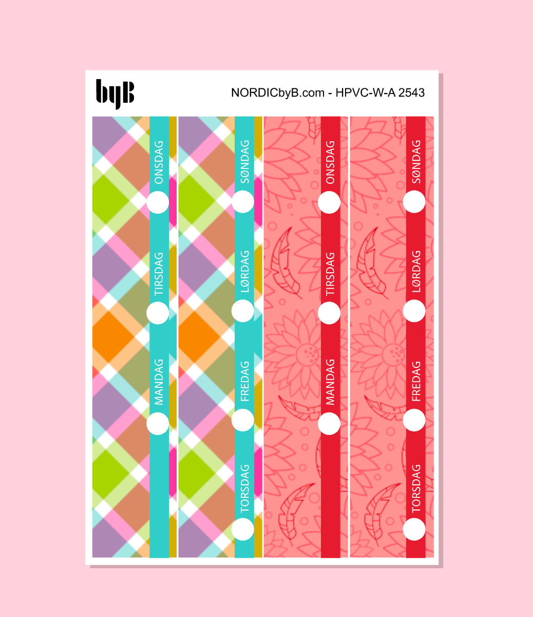 KIT 2543 WEEKLY PAGES - HAPPY PLANNER CL.VERT.