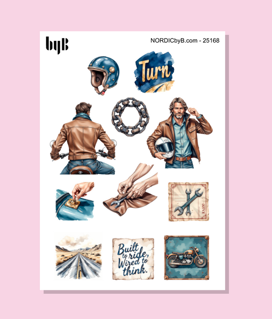 Man World Sticker Sheet