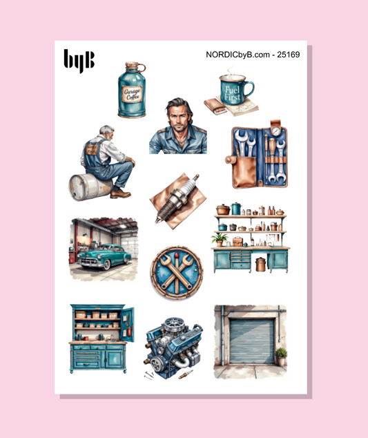 Man World Sticker Sheet