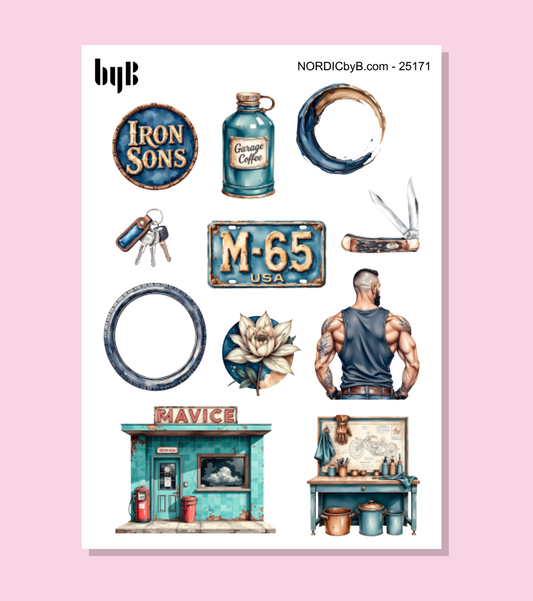 Man World Sticker Sheet