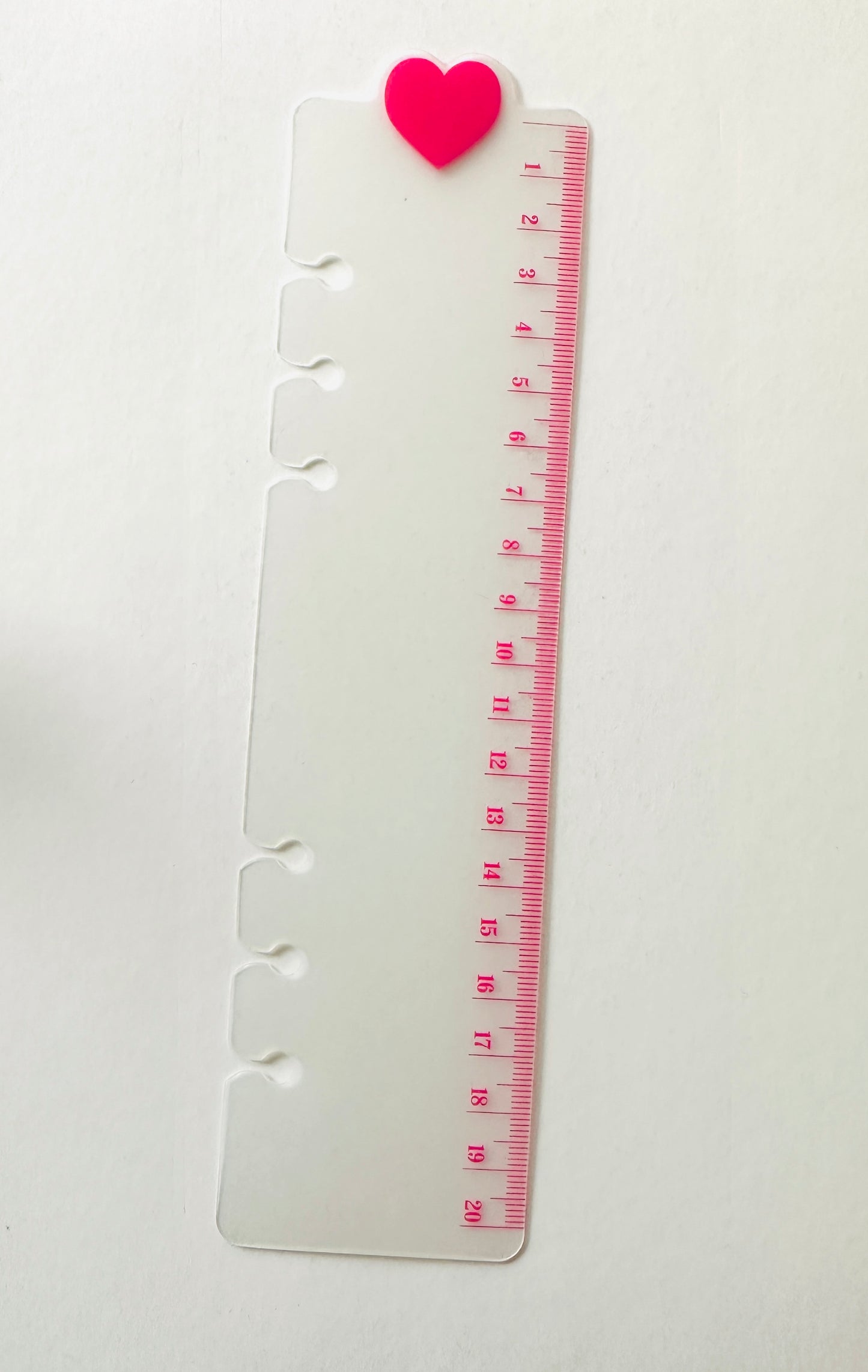 20 cm linjal til 6 hulls A5 ringperm