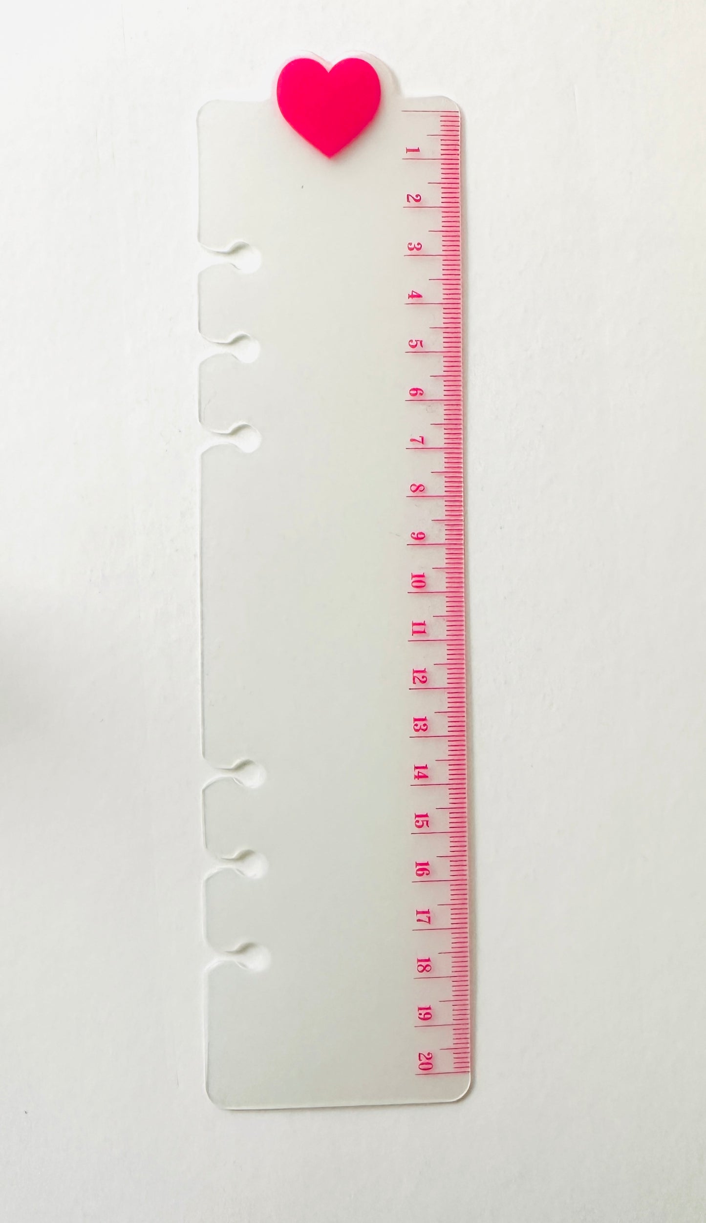 20 cm linjal til 6 hulls A5 ringperm