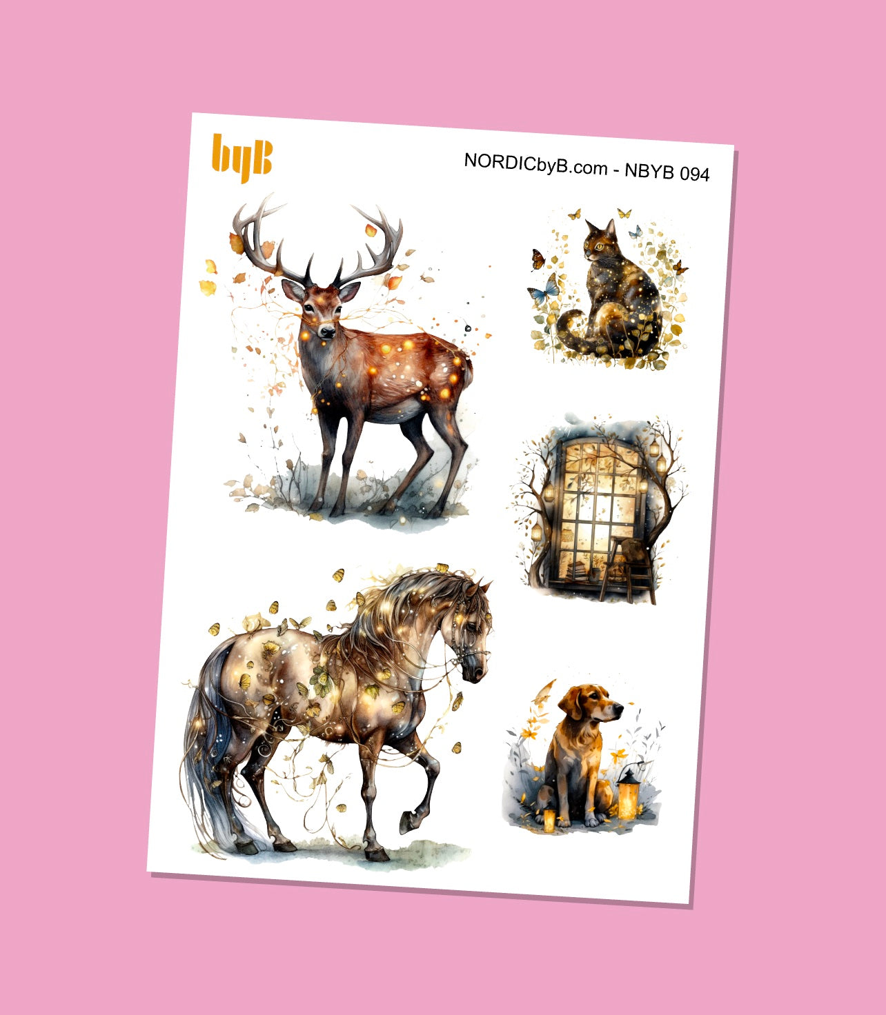 Enchanted Mystical Sticker Sheet