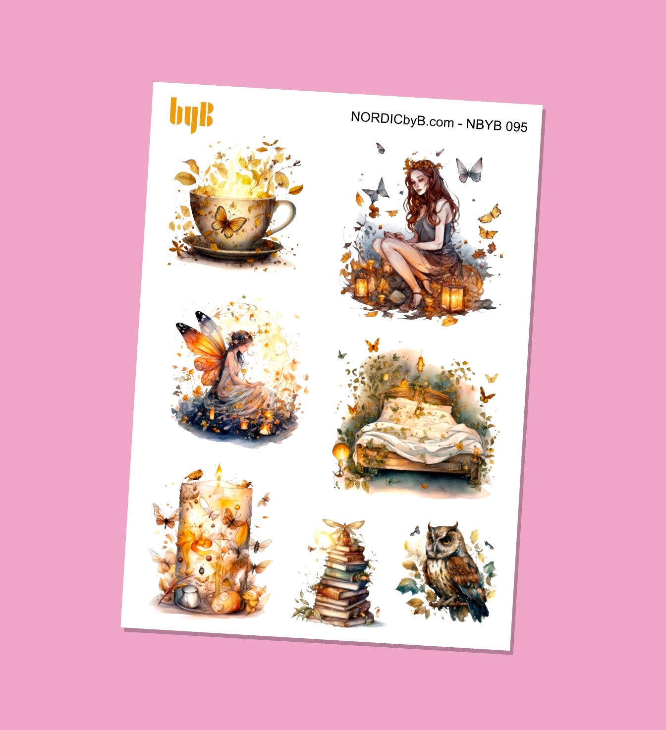 Enchanted Mystical Sticker Sheet