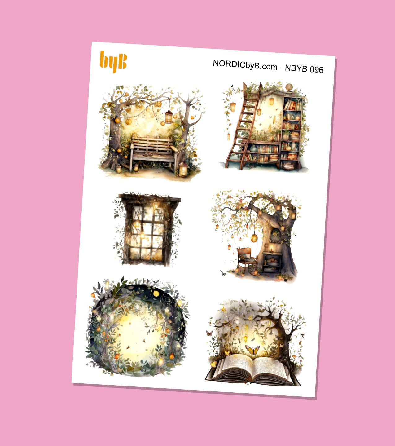 Enchanted Mystical Sticker Sheet