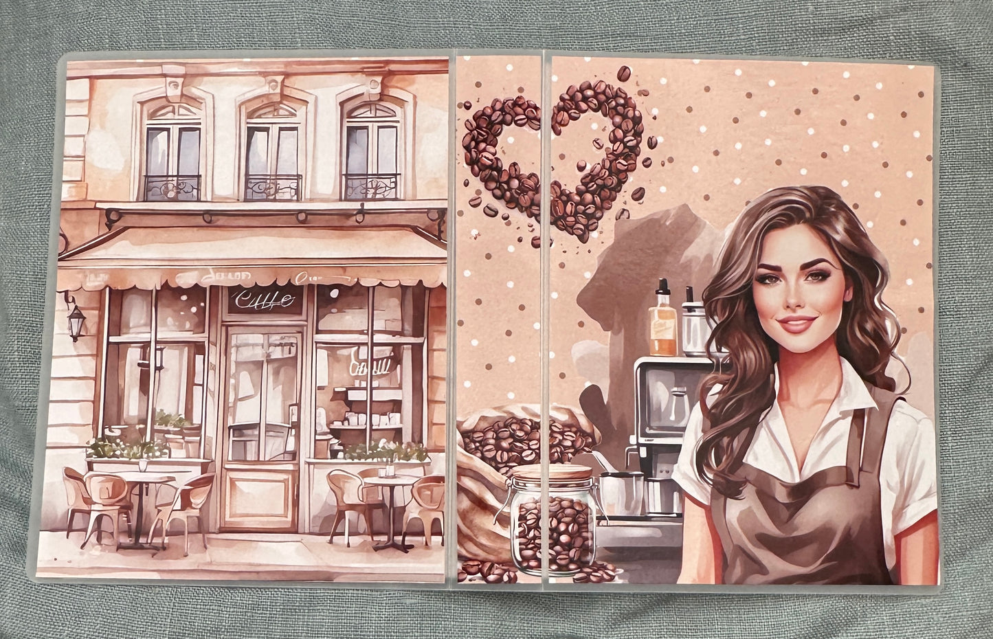 Coffee Shop … sticker album SMALL
