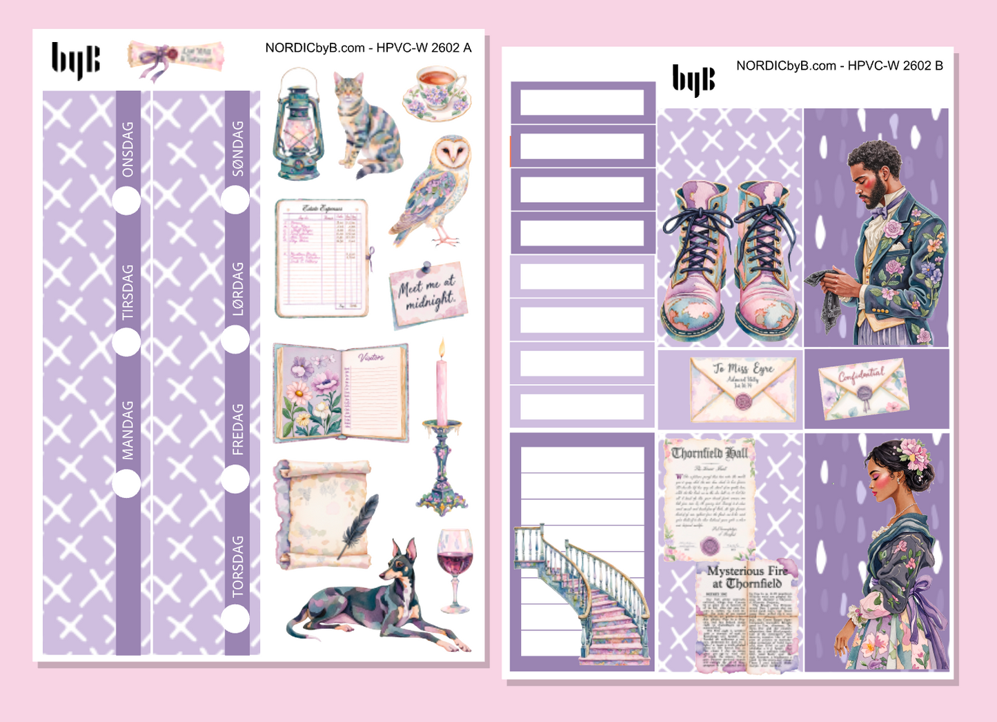 KIT 2602 - 2 SHEET KIT - HAPPY PLANNER CL.VERT.