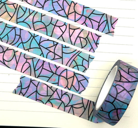 WASHI TAPE - Colorful with black lines