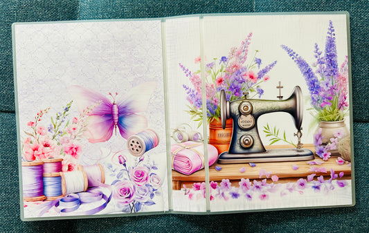 PURPLE SEWING sticker album