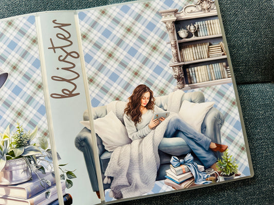 SILVER & BLUE BOOKS sticker album