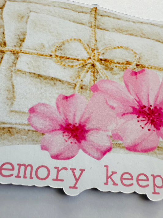 MEMORY KEEPING Die Cut Sticker