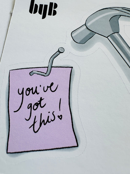 YOU'VE GOT THIS Die Cut Sticker