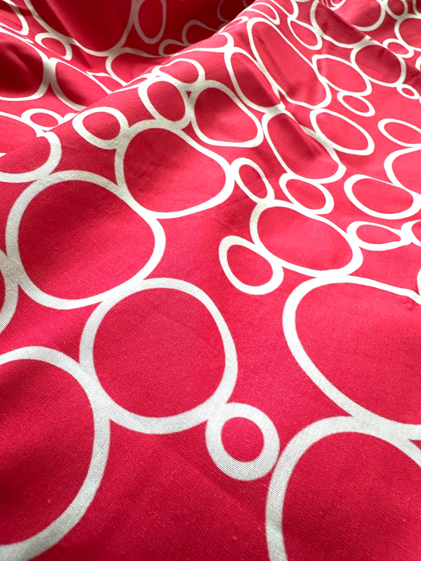 Cotton Poplin Fabric: Signature Circles - 0,5 m