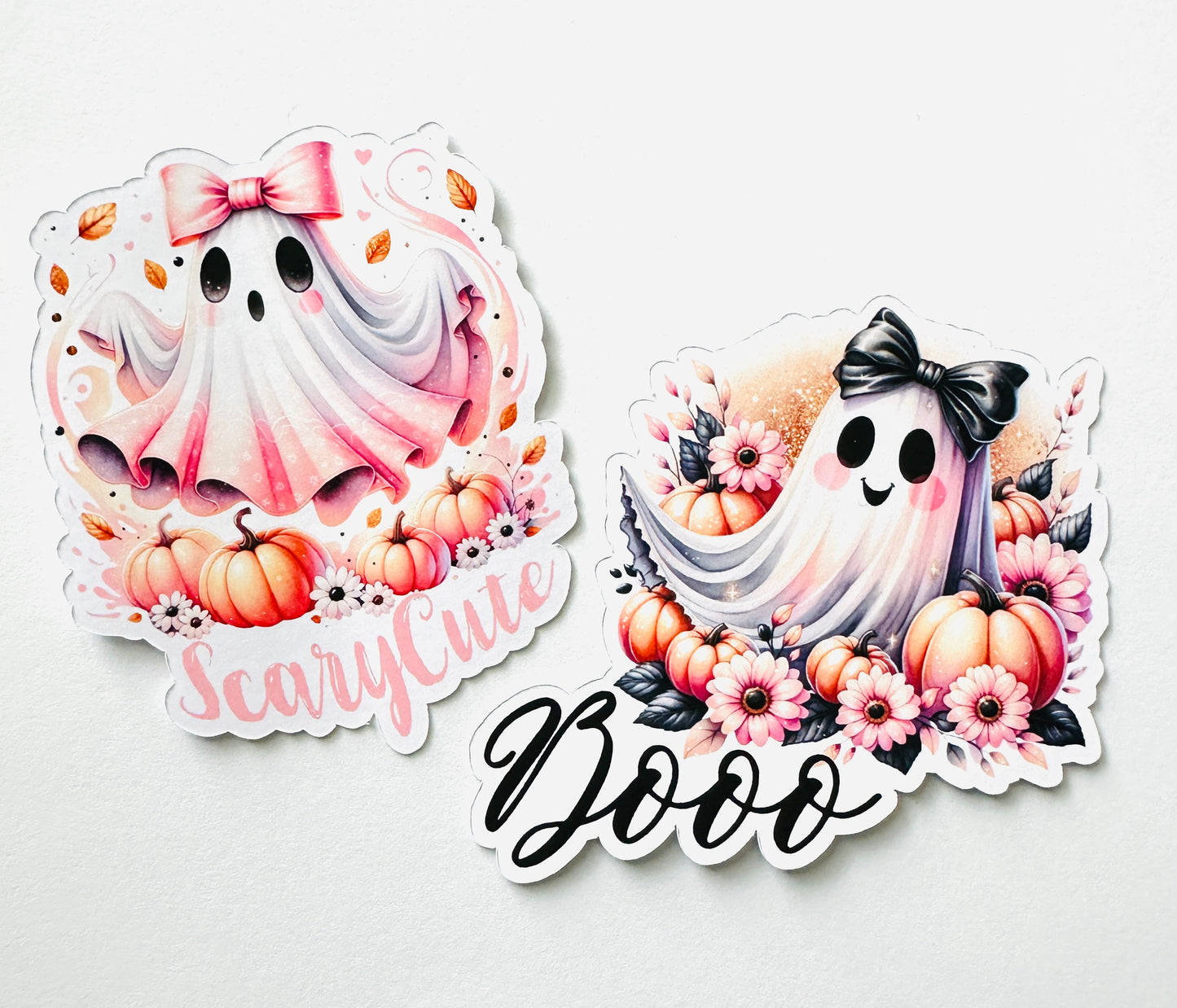 2pk Søte Spøkelsesklister Booo + ScaryCute