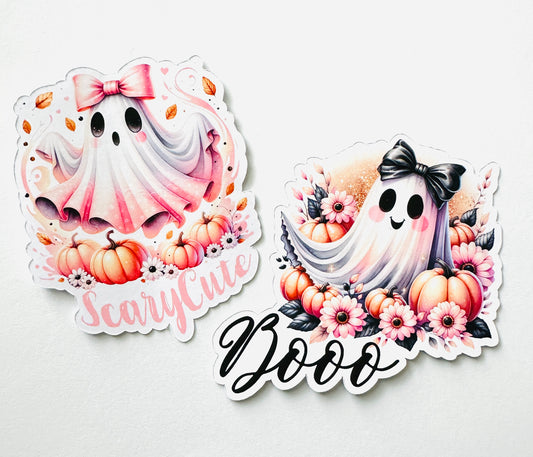 2pk Søte Spøkelsesklister Booo + ScaryCute