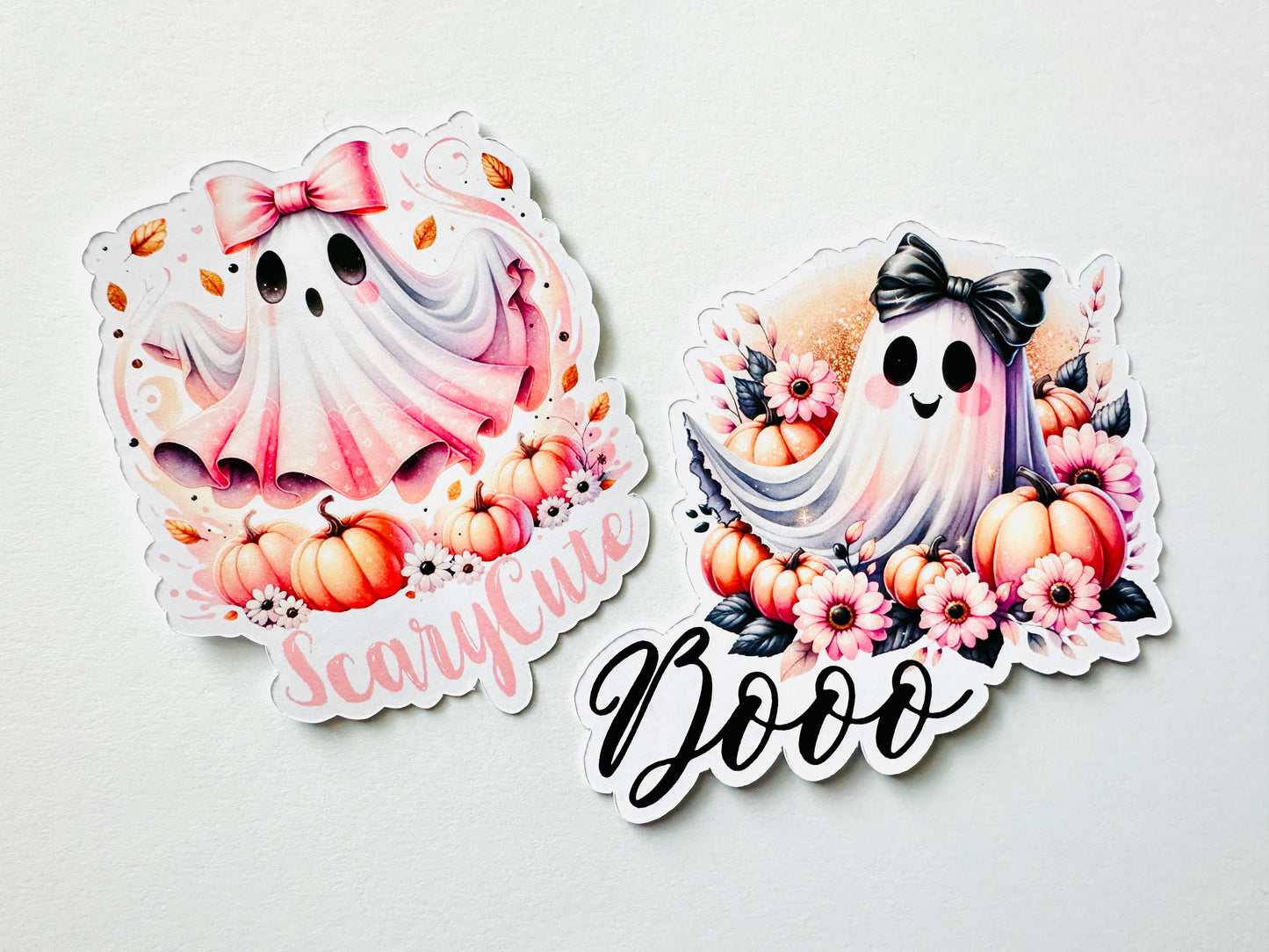 2pk Søte Spøkelsesklister Booo + ScaryCute