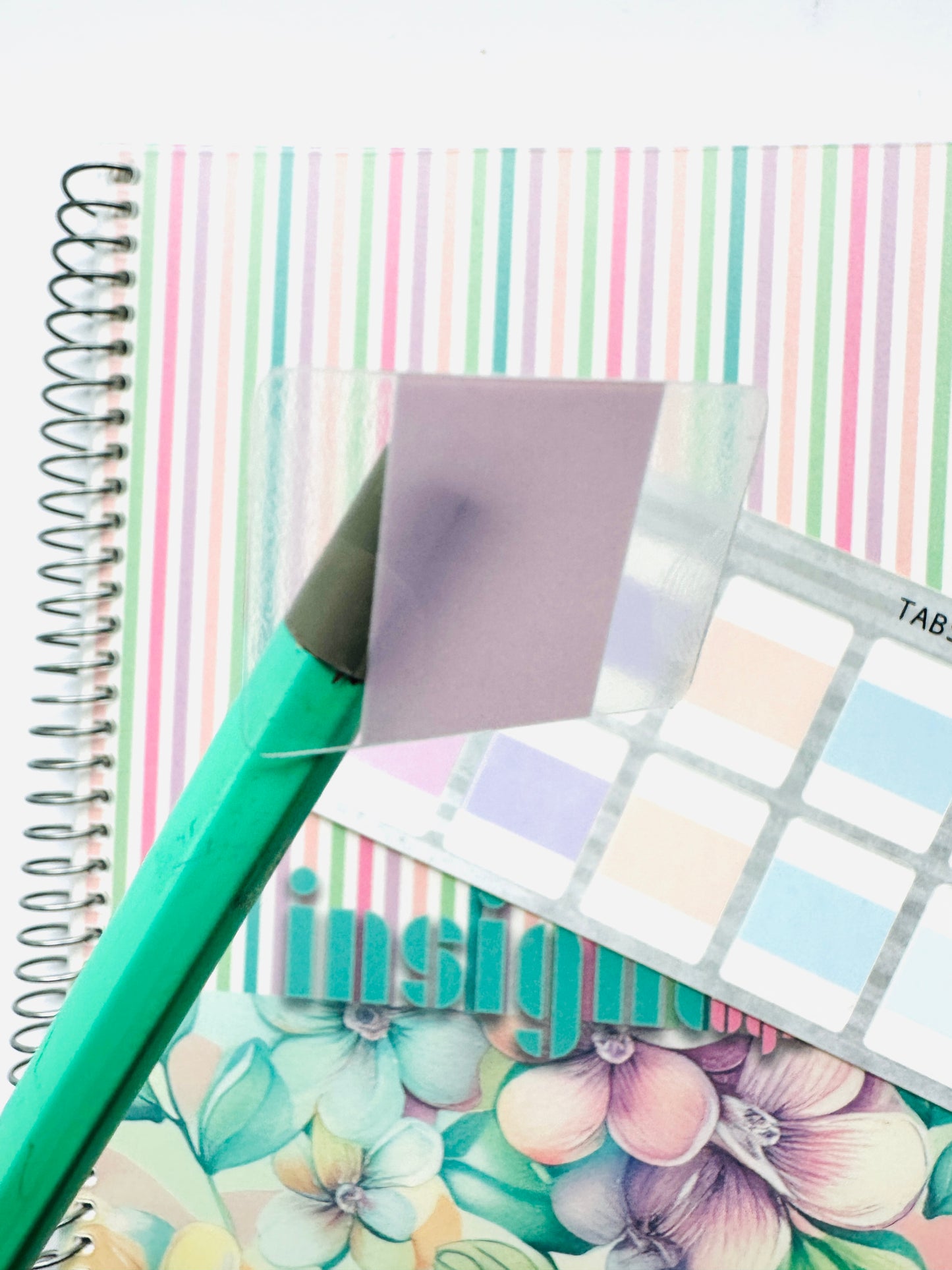 TABS til planner, bøker etc i duse pastellfarger