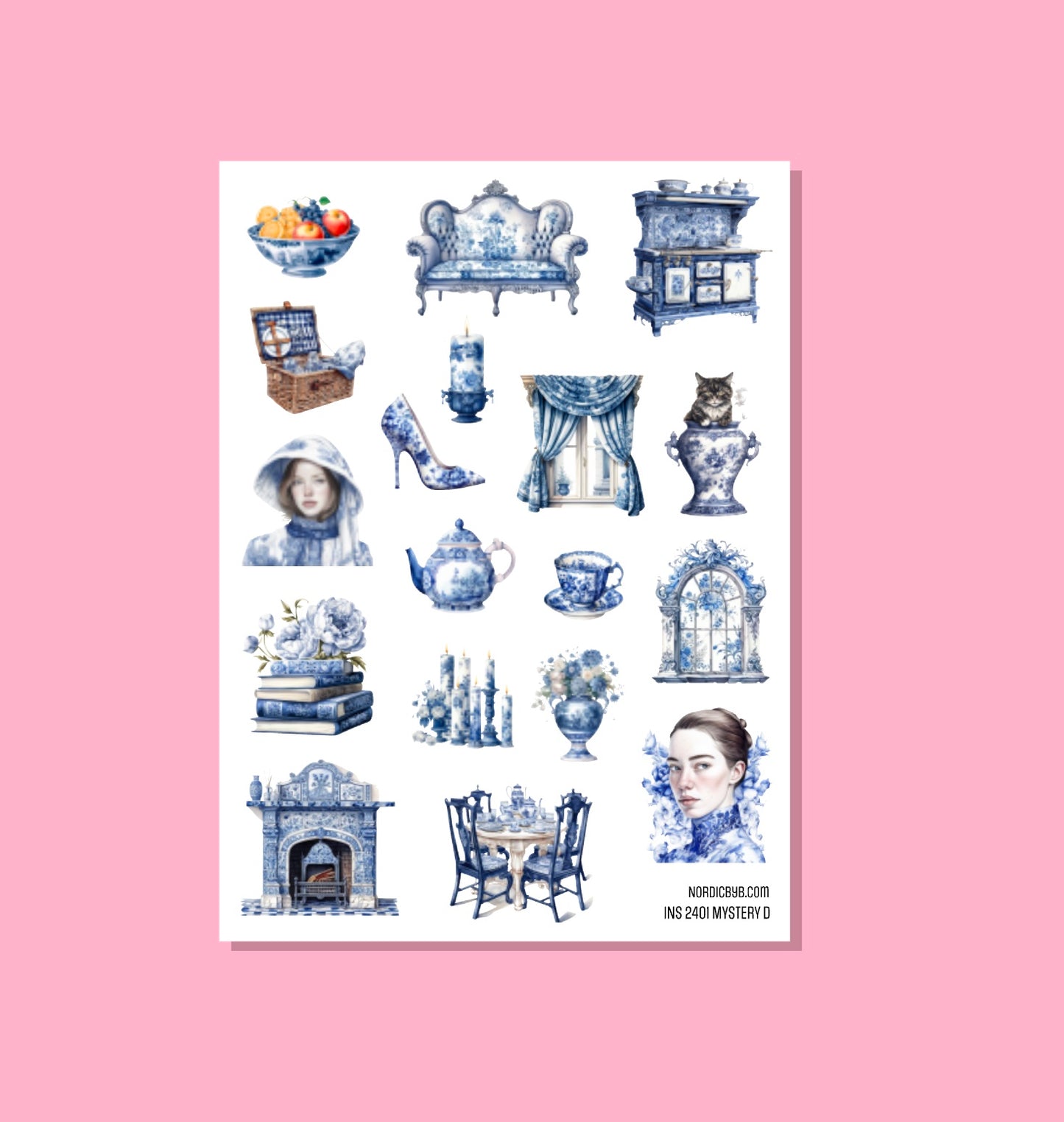 2401 MYSTERY INS Planner Kit - 4 sheets