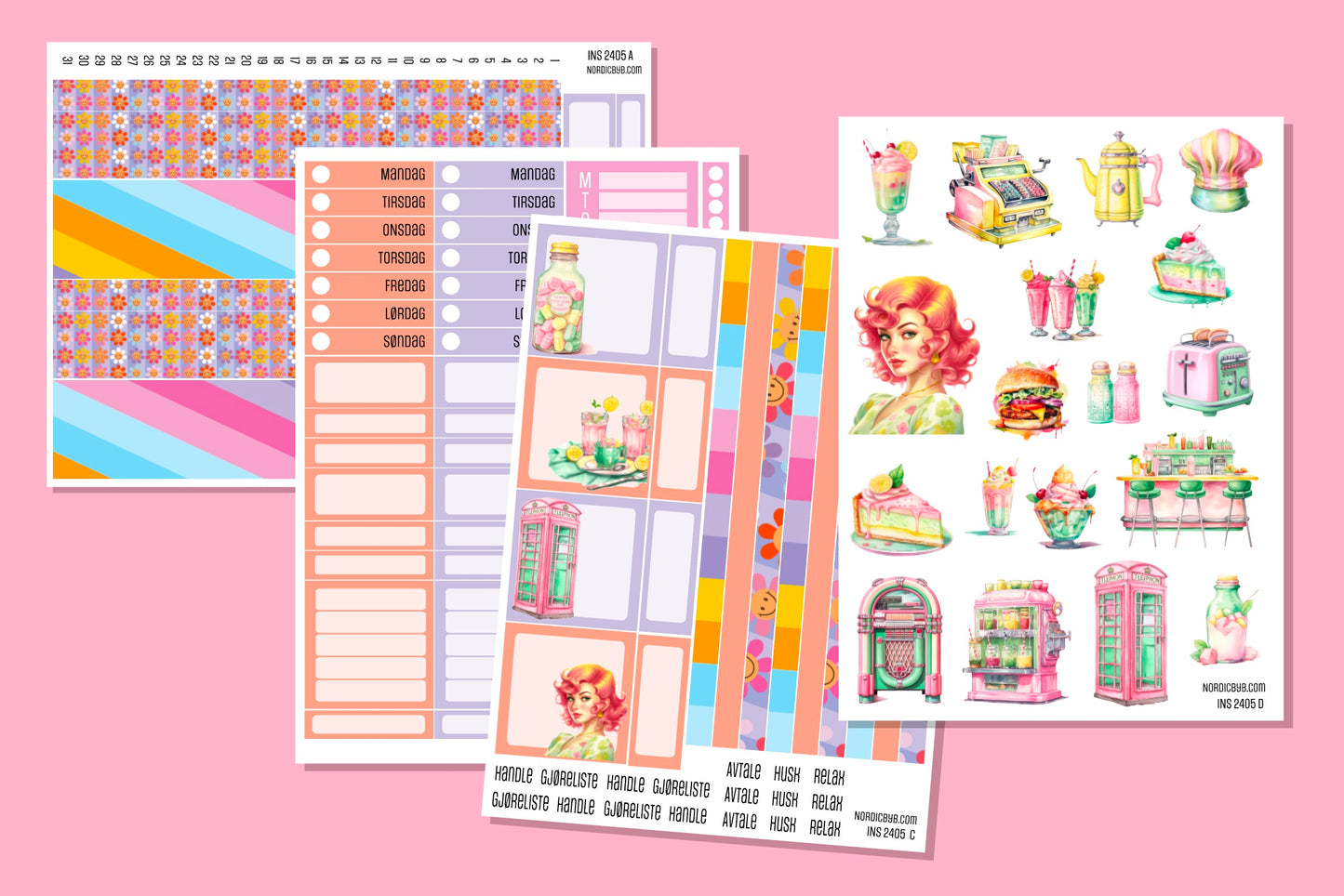 2405 MYSTERY INS Planner Kit - 4 sheets
