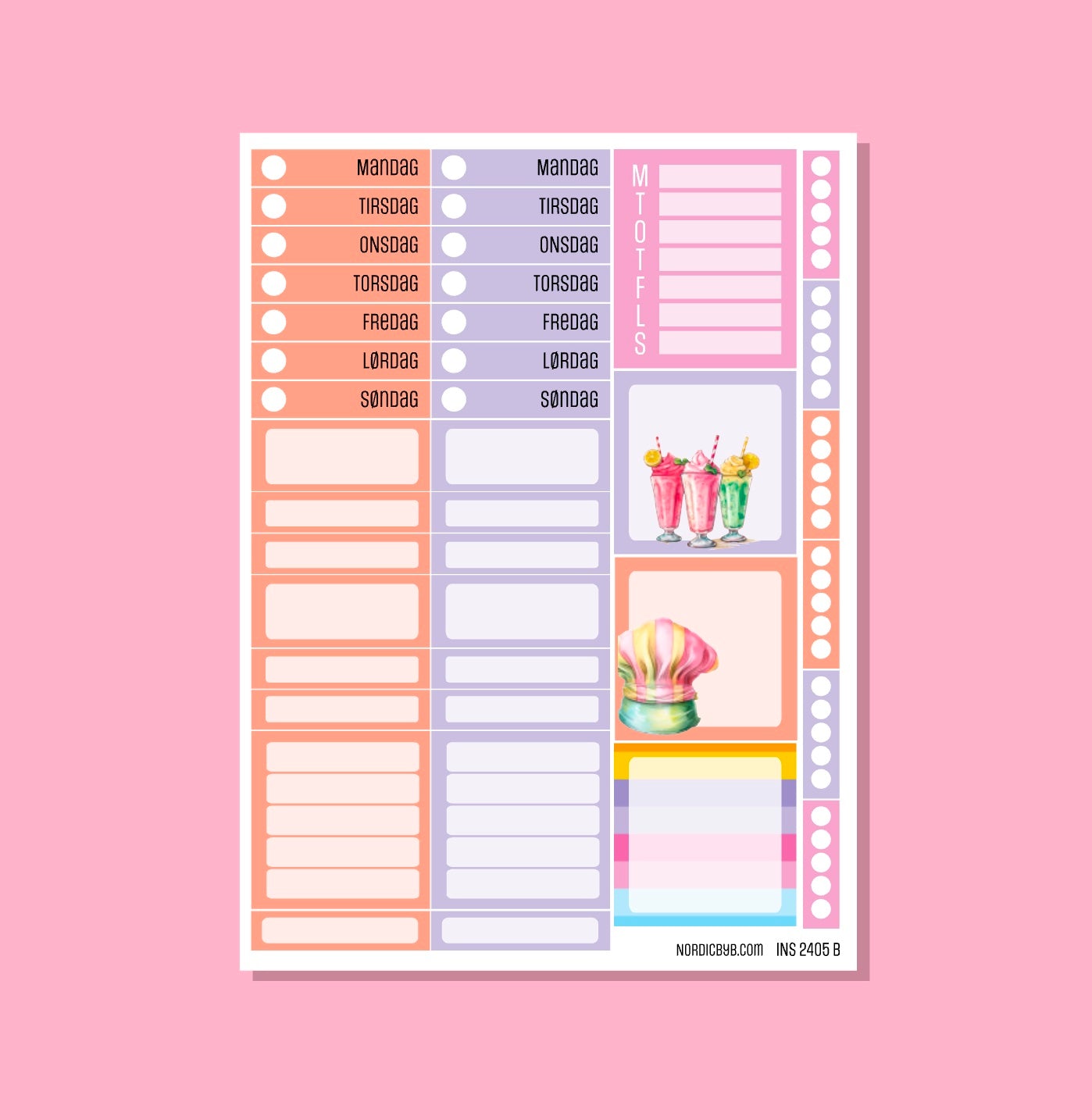 2405 MYSTERY INS Planner Kit - 4 sheets
