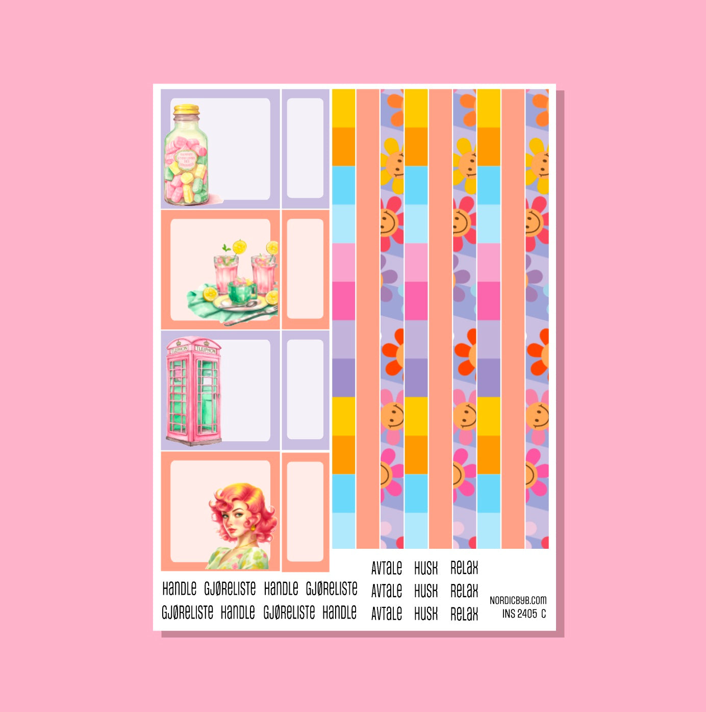 2405 MYSTERY INS Planner Kit - 4 sheets