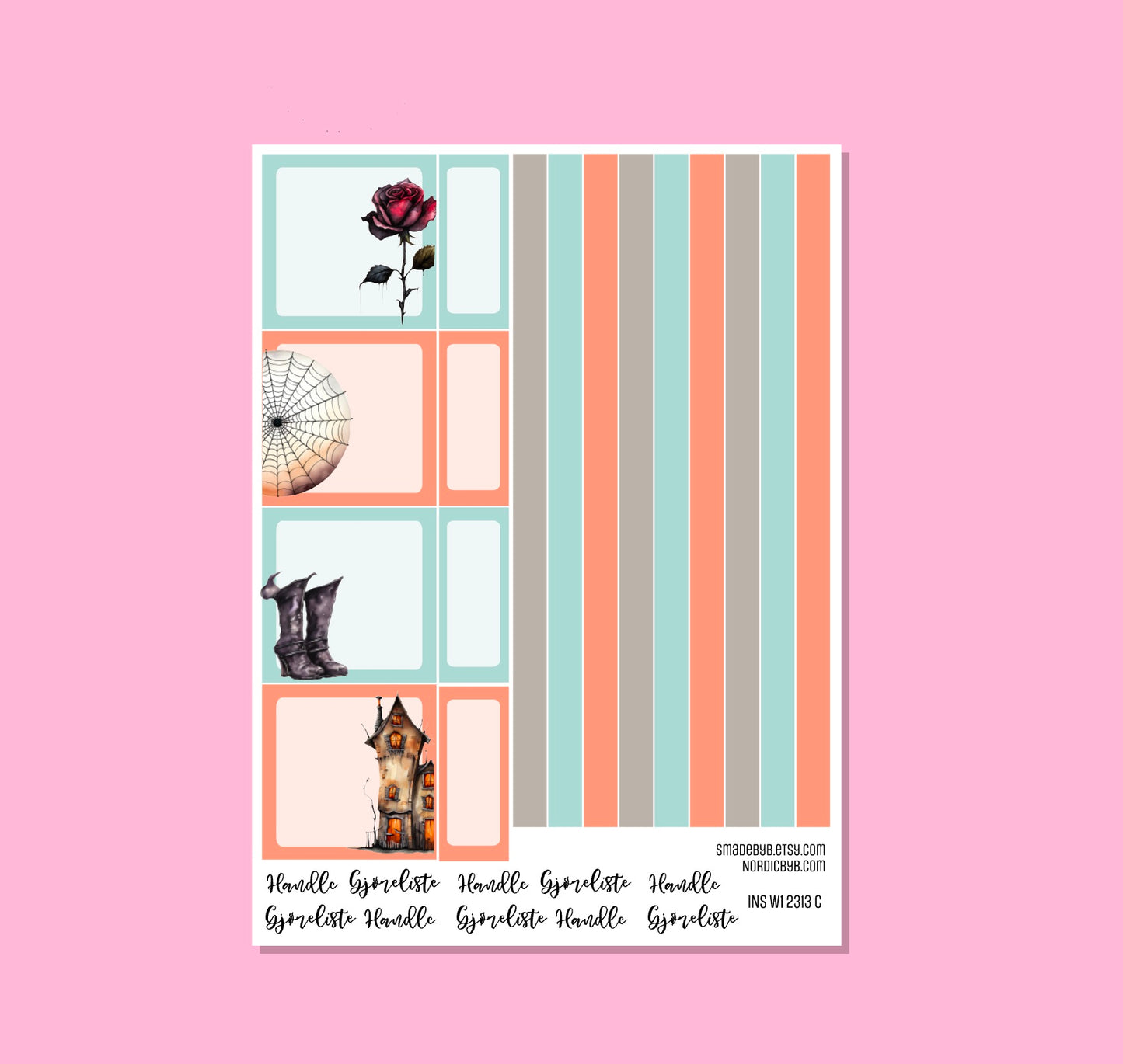 2313 INSIGHTbyB Planner Kit W1 - 4 sheets