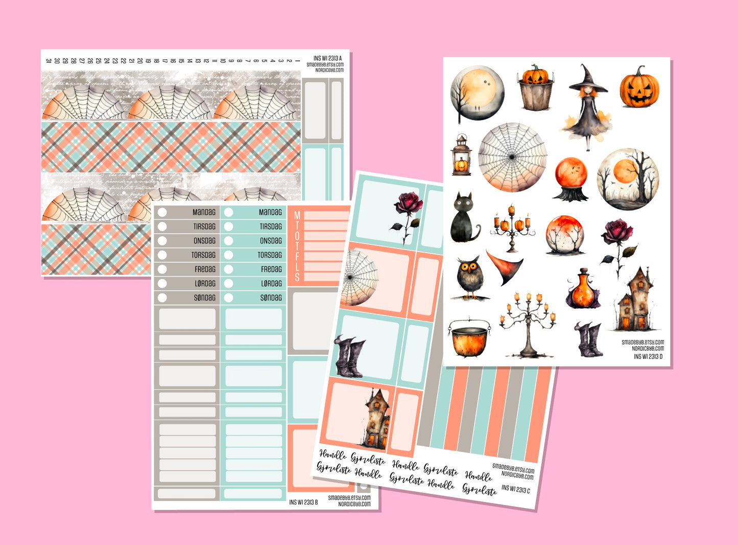 2313 INSIGHTbyB Planner Kit W1 - 4 sheets